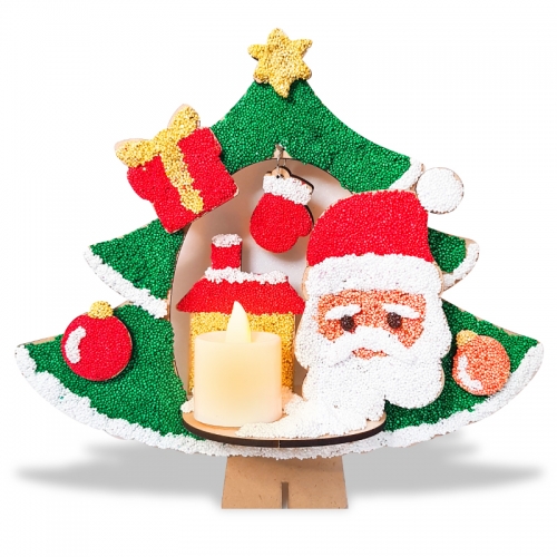 놀자샵 크리스마스 입체 나무 무드등 만들기 폼클레이 세트 만들기키트 diy 나무트리 산타 루돌프 파티 꾸미기 교구