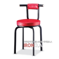 [YI]라운드덮게 식당의자 인테리어의자 철재의자