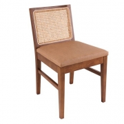 [DS]W495 투스카(오크/월넛) 라탄의자/목재의자/카페의자/인테리어의자